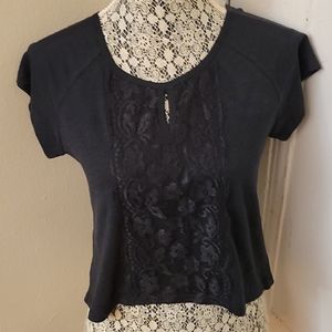 COL STORY BLACK BLOUSE SIZE MEDIUM